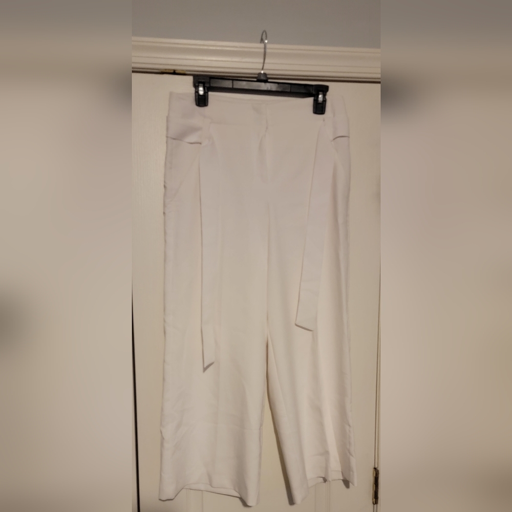 White gauchos with pockets